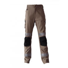 Utility pockets work pants cotton canvas trousers